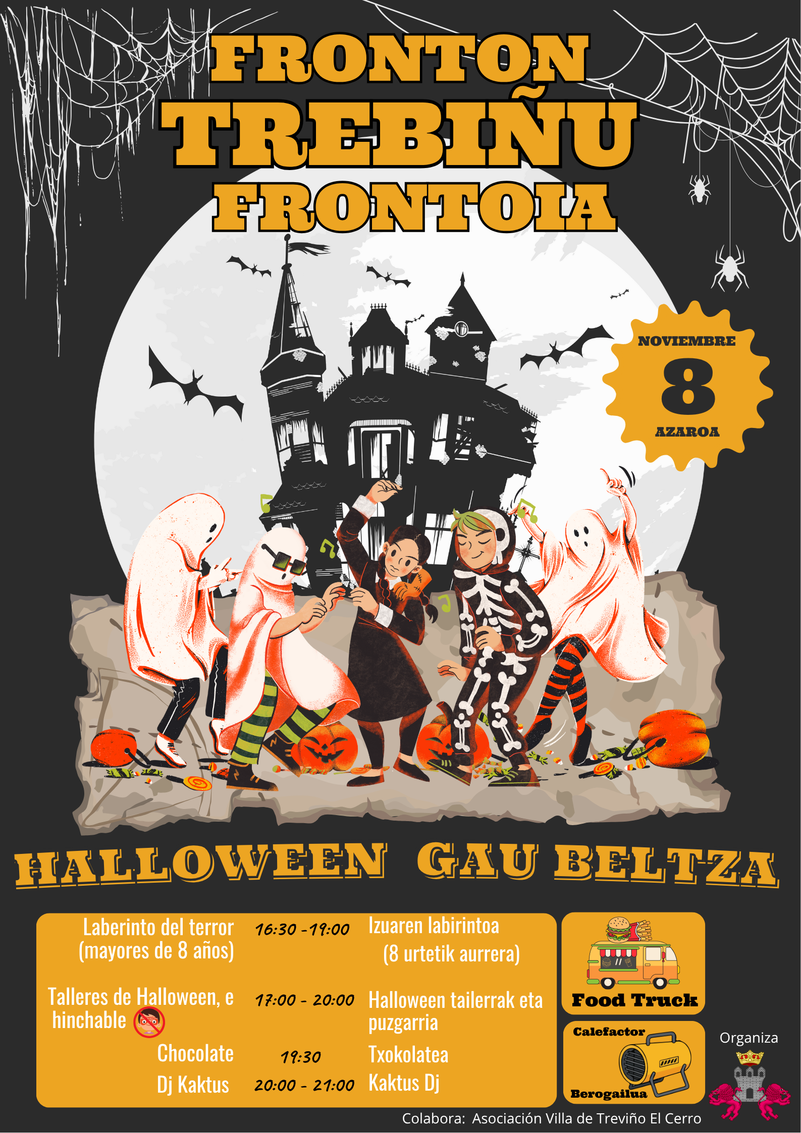 Gau Beltza 8 de noviembre en Treviño/ Gabu beltza, azaroaren 8a Trebiñun