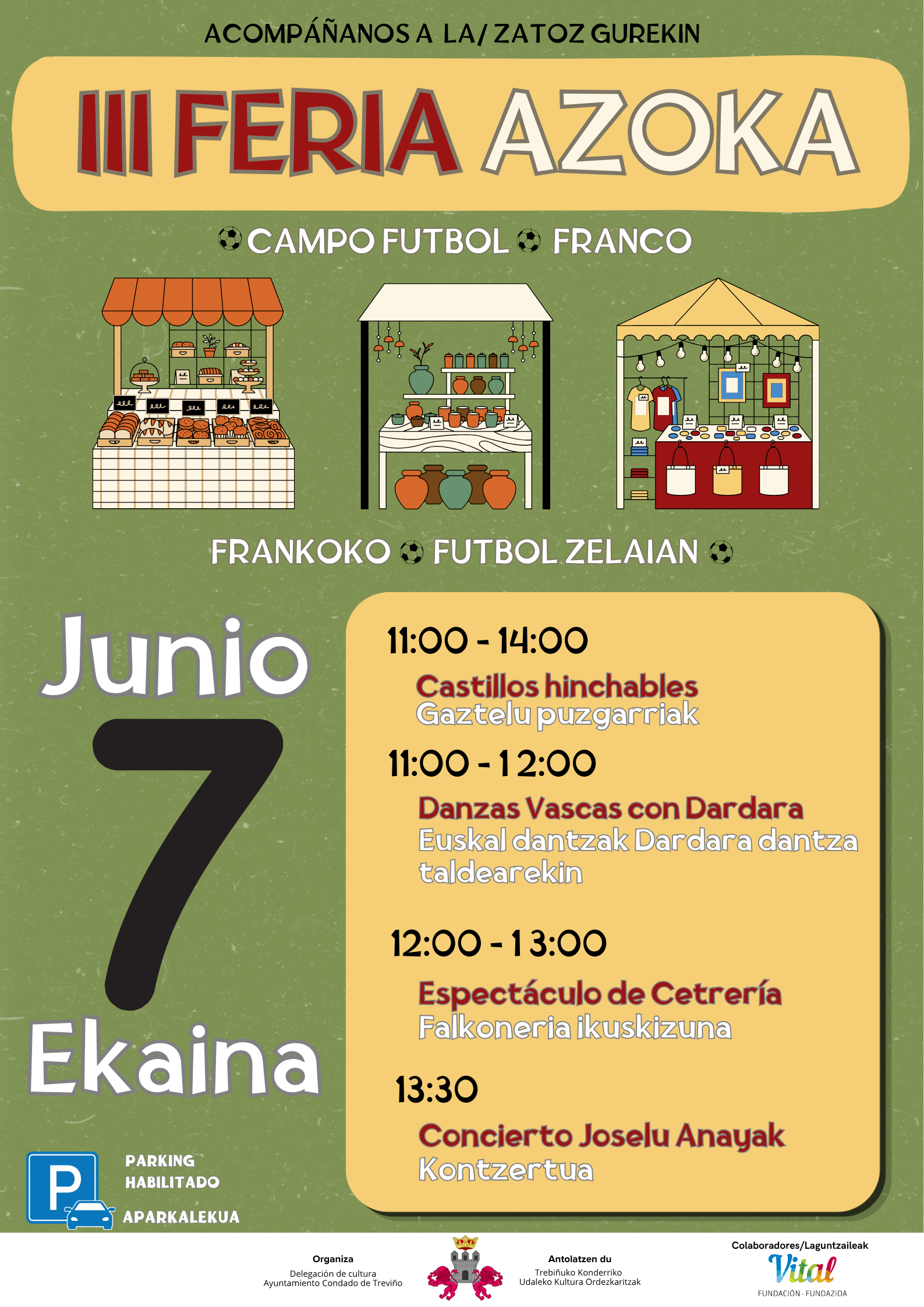 III FERIA EN FRANCO, 7 DE JUNIO 2026 / III. FRANKOKO AZOKA, 2026KO EKAINAK 7