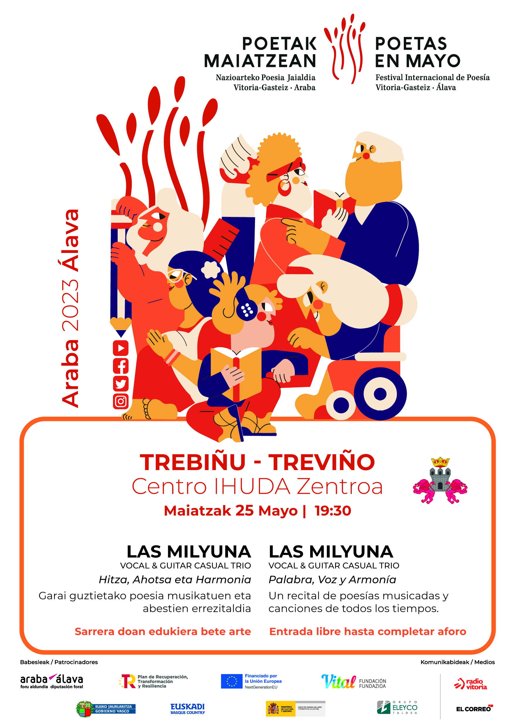 XI Edición Festival alavés "Poetas en Mayo"