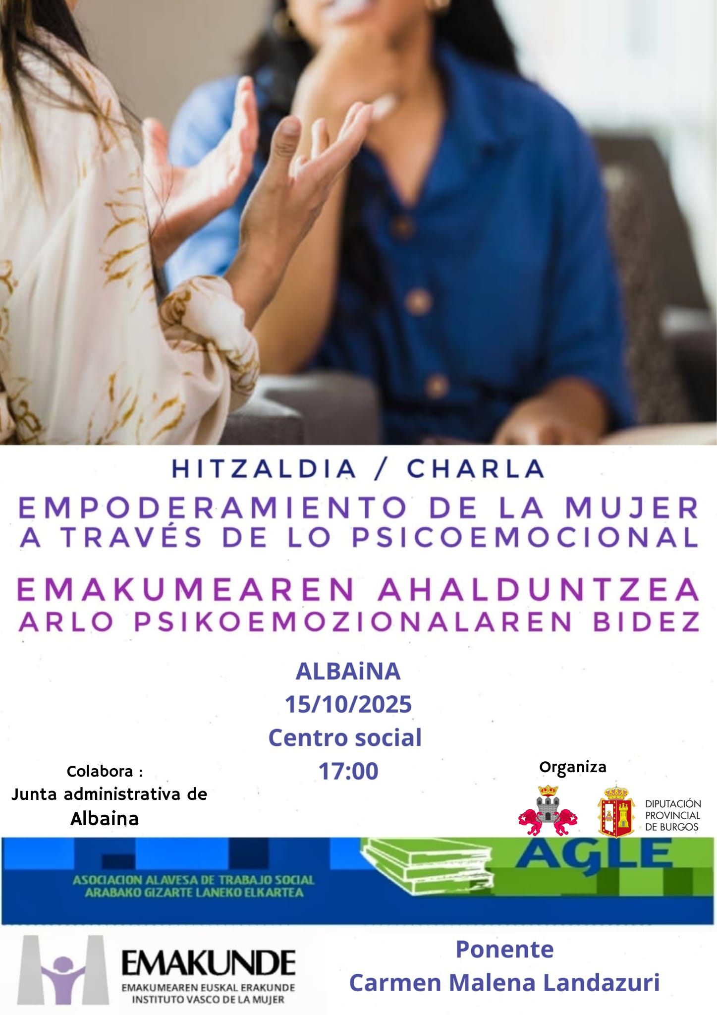 Charla/Hitzaldia