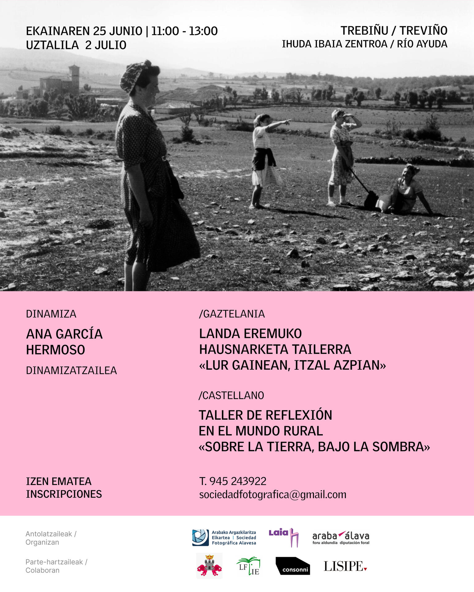 Taller de reflexión en el mundo rural "Sobre la tierra, bajo la Sombra"